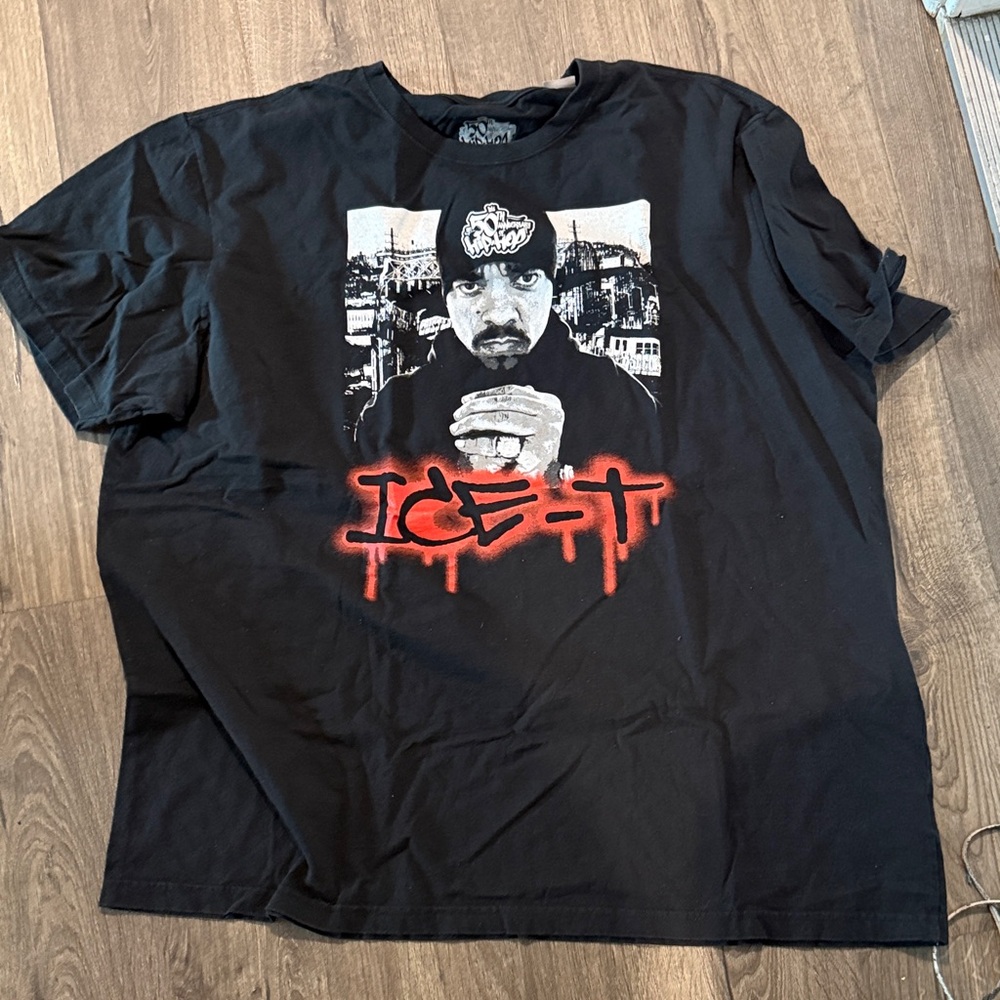 Ice-T Graphic Tee | 50th Anniversary of Hip Hop | Oversized Black 3XLT
